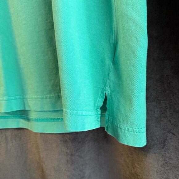 PINK Logo Tee | S | Mint Green Long Sleeve | Cotton | Eco Edition - Picture 6 of 12